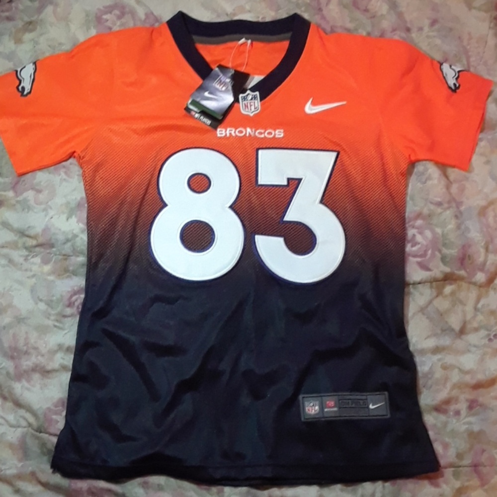 Denver Broncos jersey. #83 Walker